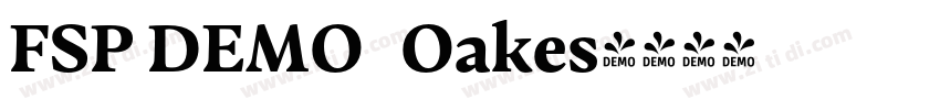 FSP DEMO   Oakes字体转换